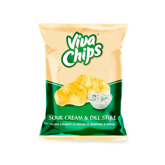 Viva chips smântână mărar 100g